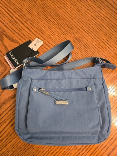 New baggallini blue handbag - baggallini,