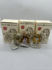 Deb Canham Miniature Bears x 3 Hope, Peace, Faith for Teddy Hermann Ltd Ed Rare