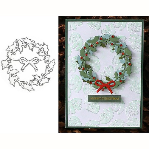 Holly wreath bow - holly,