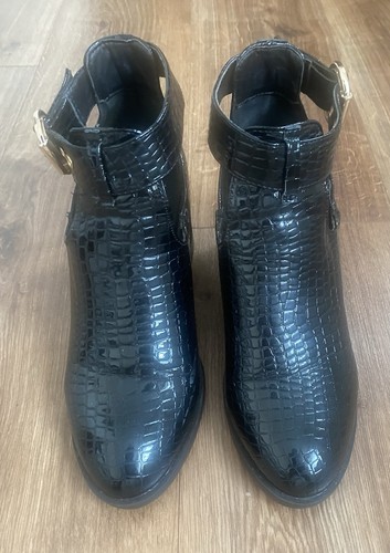 Topshop black patent - topshop,