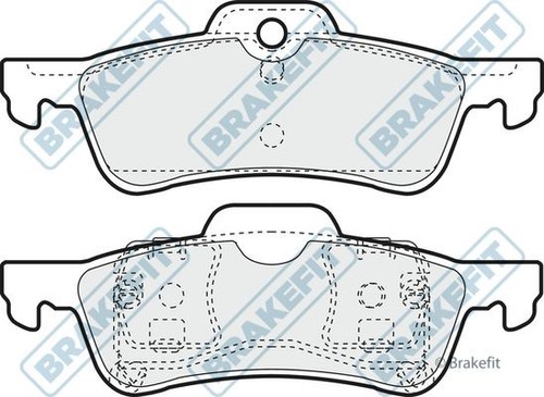 Apec rear brake pad - rear, for