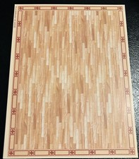 24th Scale Parquet Floor Card, Dolls House Flooring, World & Model Ref24030