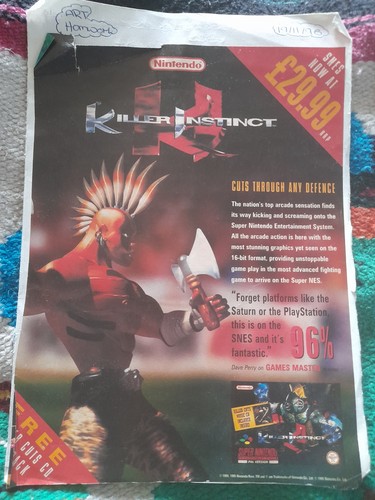 Killer instinct nintendo snes - killer,