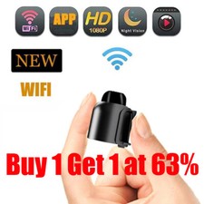 1080P Mini Camera Wireless WiFi Security Surveillance Tiny Cam Night Vision UK
