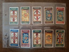 10 Antique Gallagher's  Regimental Colours And Standards. In Good Condition.