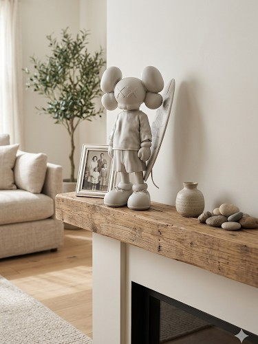 Kaws style figure surfer - style, –