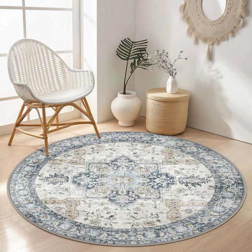 Round rug 120cm - round,