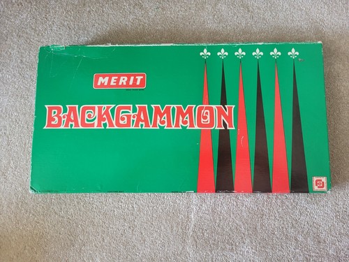 Merit backgammon set vintage - merit,