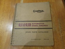 ERF/ATKINSON/BRISTOL BUS/GARDNER 6LX/6LXB ENGINE PARTS BOOK