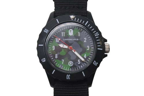 Bathing ape watch with - a,