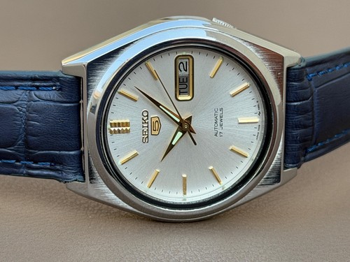 Seiko automatic silver dial - silver,
