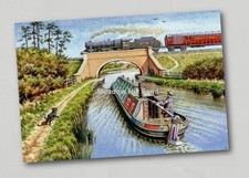 Fridge Magnet Canal Barge