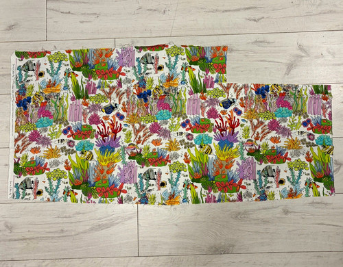 Multicolour fish animal print - multicolour,