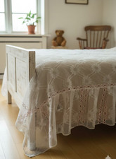 Vintage Soviet Lace Bedspread