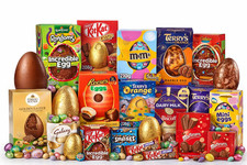 All flovours of easter eggs