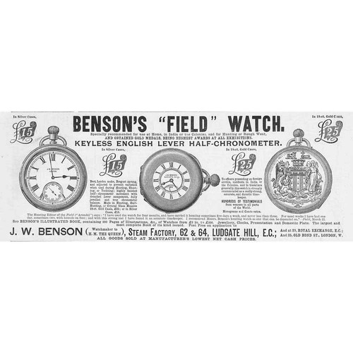 Benson field watch - jw,