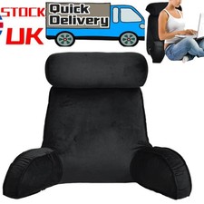 Backrest Reading Pillow with Neck Rest Lumbar Support Arm Seat Cushion Lounger