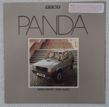 FIAT PANDA Brochure 1983: 903cc COMFORT & SUPER. 18 pages. Specifications.