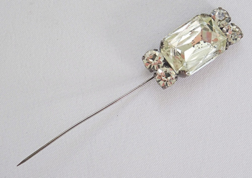 Vintage hat pin 1920s large - pin,
