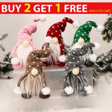 Christmas Gnomes Plush Gonk Doll Santa Dwarf Elf Xmas Ornaments Gift House Decor