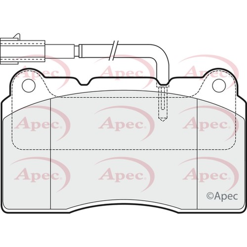 Brake pads set - brake, for