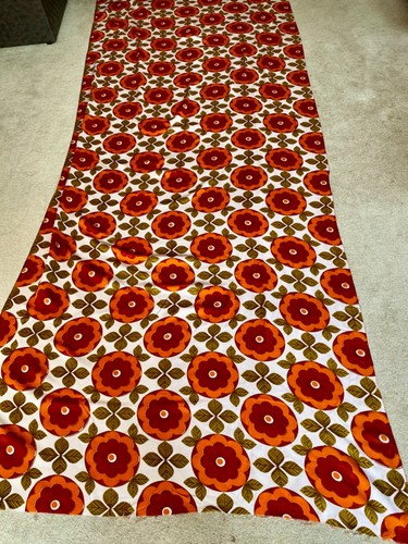 Vintage 1970s fabric flower - vintage,