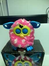 Hasbro 2012 Furby Boom Pink Figure Polka Dots Working Clean Good Condition