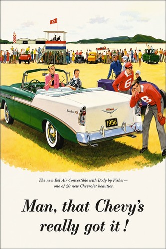 1956 chevrolet bel air - 1956,