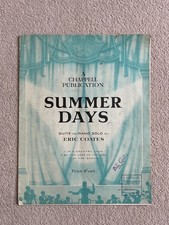 Summer Days for piano sheet music by Eric Coates