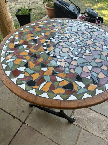 Handmade colourful circular - handmade,