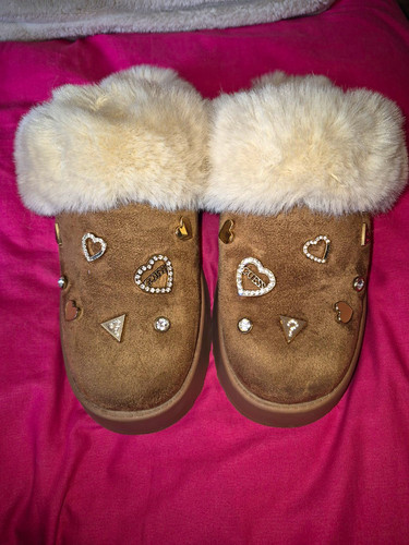Guess women brown beige faux - guess, brown/beige