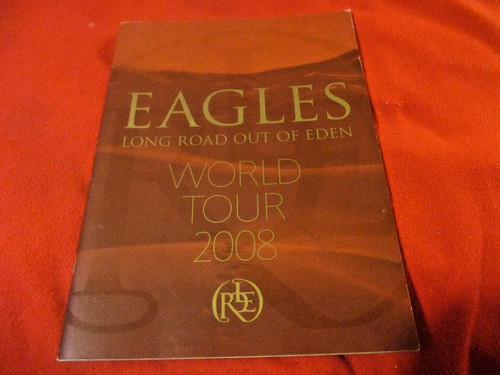 Eagles concert program - eagles,