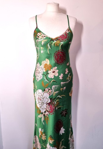 Zara slip dress size green - dress,