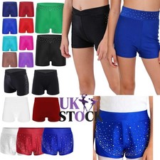 UK Kids Girls Sparkly Shorts