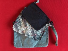 Kipling 3 Pouche Organiser Wrist Handle Combo Bags toiletries, and makeup