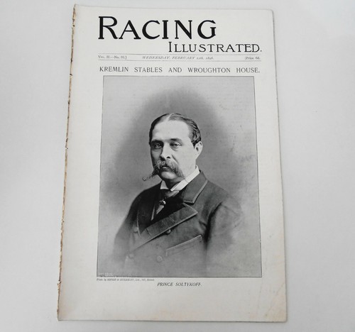 Horse racing illustrated 1896 - horse,
