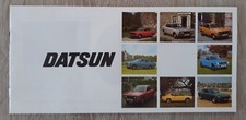 Datsun Range Brochure c.1976 - 100A  120Y  140J  Bluebird  Laurel  260C
