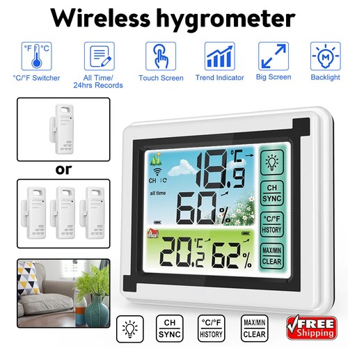 Wireless weather station clock - wireless,