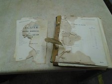 Jaguar XK120 Used Genuine Service Manual Rare 1952 1953 1954 VP-CM138