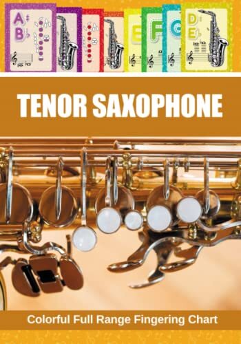 Tenor saxophone colorful full - colorful,
