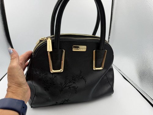 Black faux leather big - black, budda
