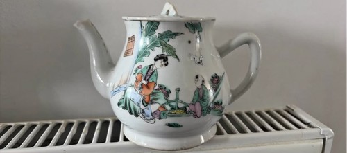 Chinese porcelain teapot - chinese,
