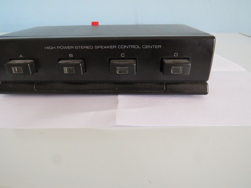 Way speaker selector switch - speaker,