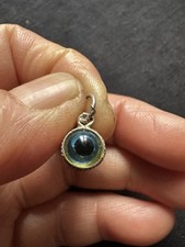 Vintage Tested Silver Double Side Lucky Evil Eye Pendant
