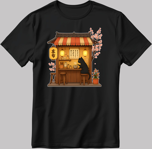 Japanese cat ramen shop - cat,