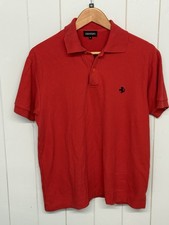 Ferrari Polo Shirt Size Medium Men’s Red Embroidered Logo Genuine Product F1