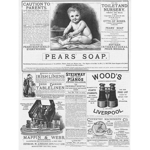 Victorian adverts pears soap - adverts;,