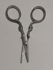 Vintage Mid Century Garantito Solingen Scissors 1940s Rare  Sowing Embroidery