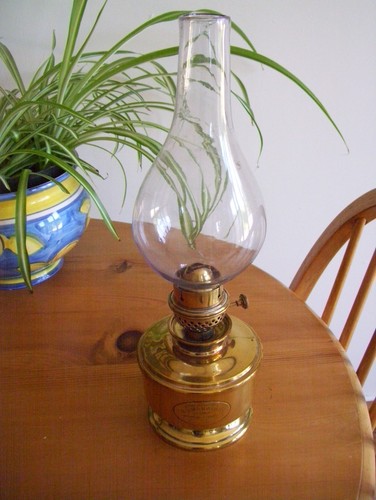 Antique brass french - brass, oil