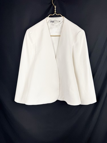 Zara medium cape blazer - sz,